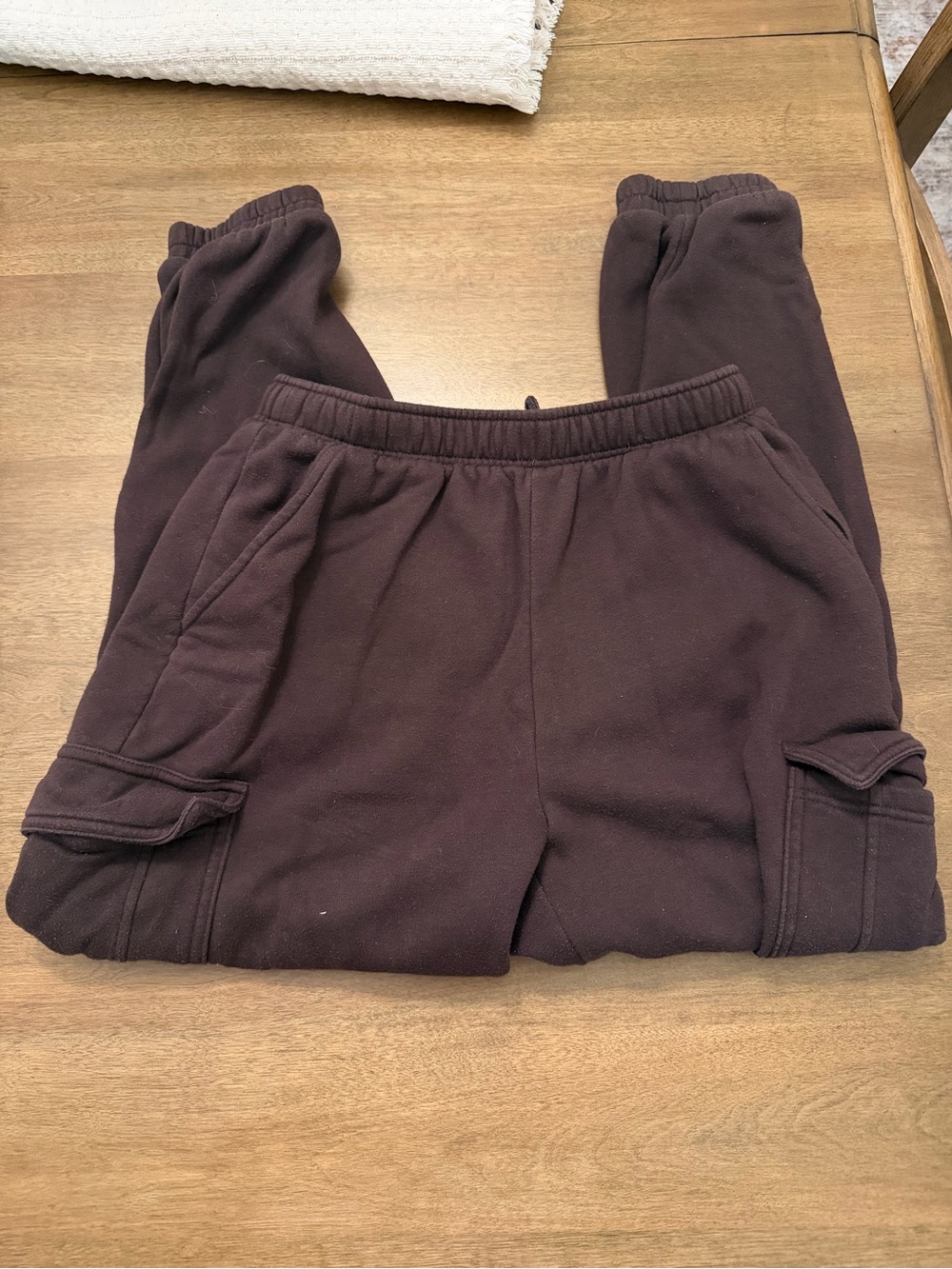 Target Women's Cargo Sweatpants in Dark Brown